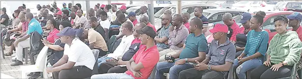  ?? (Pics: Sibusiso Zwane) ?? A section of the civil servants who attended the PSUs GC meeting following proceeding­s at SNAT Centre yesterday.