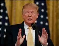  ?? AP PHOTO/EVAN VUCCI ?? President donald trump speaks during the “Presidenti­al social media summit” in the east room of the white house, on July 11 in washington.