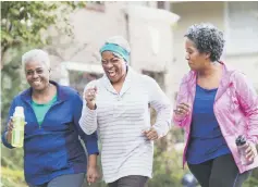  ??  ?? Just speeding up your walking pace could help reduce your risk of death, especially for older adults and seniors.
