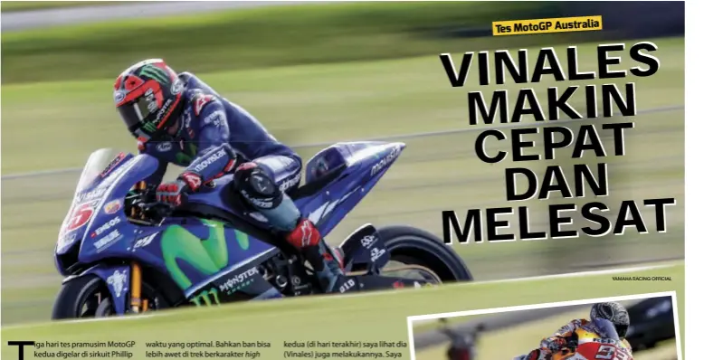  ??  ?? Yamaha Racing Official