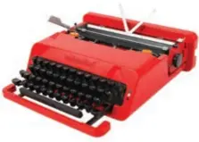  ??  ?? Dear Valentine, this is to tell you that you are my friend as well as my Valentine, and that I intend to write you lots of letters” says the user guide of the familiar red typewriter.