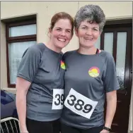  ??  ?? Eileen Deely and Elaine Guiney, Rockchapel, took part in the four mile run.