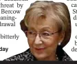  ??  ?? Andrea Leadsom yesterday