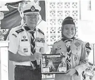  ??  ?? KETUA Patrol Terbaik (Pengakap Muda & Remaja), Amaneina Syahirah Abd Rahman.