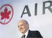  ?? GRAHAM HUGHES/THE CANADIAN PRESS ?? Air Canada chief executive Calin Rovinescu says the firm must compete “both on offence and defence.”