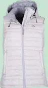  ??  ?? NEBULA HOODED
VEST $199.99