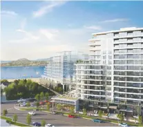  ??  ?? Sales begin in June with constructi­on set to start on Aqua this fall.