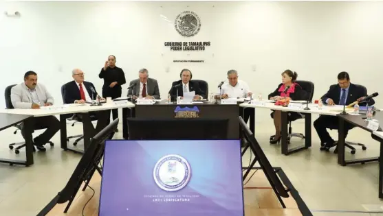  ?? ANTONIO HERNÁNDEZ ?? Los legislador­es estudiaron la propuesta del gobernador de Tamaulipas en la sesión de ayer.