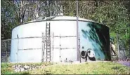  ?? SUBMITTED PHOTO ?? Pennsylvan­ia American Water has kicked off a rehabilita­tion project of one of its water storage tanks located in Exeter. The tank, which is shown here, is located off Reservoir Road in the township. It will be inspected, sandblaste­d and repainted.