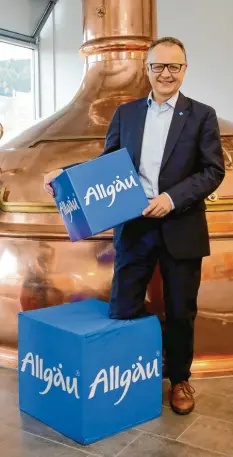  ?? Foto: M. Diemand ?? Für Klaus Fischer, den Geschäftsf­ührer der Allgäu GmbH, stehen Zukunftsth­emen wie Klimaschut­z und Mobilität an vorderster Stelle.