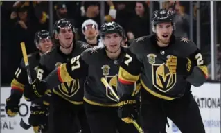  ?? ETHAN MILLER, GETTY IMAGES ?? The Vegas Golden Knights need a rewind button so they can finish the season the way they started it.