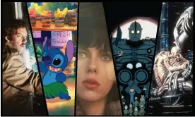  ?? Composite: The Guardian/Alamy ?? Invasion of the Body Snatchers, Lilo & Stitch, Under the Skin, The Iron Giant and Alien