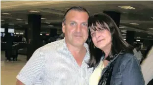  ??  ?? BRIAN
Smith and Stephanie Bissland before he was charged with murder. The Alaskan couple got engaged in Durban.