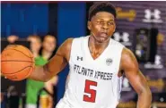  ?? PHOTO COURTESY OF 247SPORTS ?? Five-star shooting guard Anthony Edwards from Atlanta committed Monday to the Georgia Bulldogs.