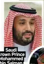  ?? ?? Saudi Crown Prince
Mohammed bin Salman