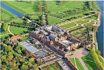  ??  ?? George III ordered the landscapin­g for Hampton Court Palace.