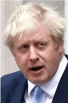  ??  ?? Showdown talks... Boris Johnson