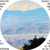  ??  ?? Hawke’s Bay Regional Council’s principal air scientist Dr Kathleen Kozyniak says it’s the perfect time of year to view Ruapehu from Hawke’s Bay.