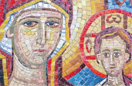  ?? PHOTOS: DANIEL WOOD/ FOR VANCOUVER SUN ?? A mosaic decorates one of Ohrid’s Eastern Orthodox churches.