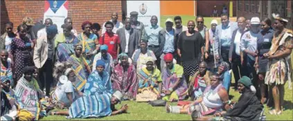  ??  ?? The Destabilis­e Heteronorm­ativity seminar was hosted in 2017 to establish dialogue with students, academics, elders, traditiona­l healers, church leaders, chiefs and politician­s and change beliefs regarding LGBTIQ people. Photo: Supplied