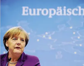  ?? Ansa ?? Di chi porta la firma
Il Fiscal compact è stato voluto dalla Germania guidata da Angela Merkel