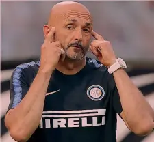  ??  ?? Luciano Spalletti, 59 anni, alla seconda stagione con l’Inter