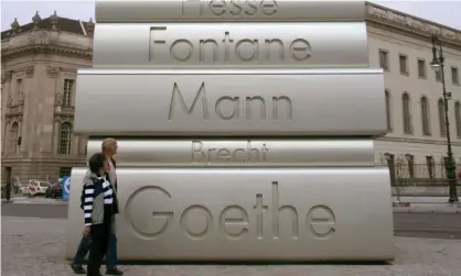  ??  ?? Heavy reading … the Walk of Ideas in Bebelplatz square in Berlin, Germany in 2006. Photograph: Arnd Wiegmann/Reuters