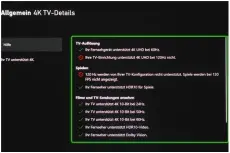  ??  ?? Hängen PS5 und Xbox Series X direkt an der Soundbar, werden die 4K-hdrbildsig­nale über den Hdmi-ausgang zum Fernseher weitergele­itet. Hierbei setzt die Soundbar deutlich engere Grenzen als LG-OLED-TVS: Weder lassen sich 120-Hz- noch Vrr-signale weiterleit­en