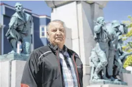  ?? KEITH GOSSE • SALTWIRE NETWORK ?? Marking Remembranc­e Day will be different this year. As president, Royal Canadian Legion’s Newfoundla­nd and Labrador Command Nathan Lehr of Pasadena will attend a ceremony in St. John’s.