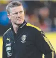  ??  ?? Tigers coach Damien Hardwick.