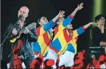  ??  ?? espectácul­o. El cantante peruano Gian Marco Zignago se ganó el aplauso en el Estadio Nacional.