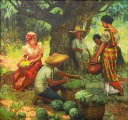  ??  ?? “The Peracamps Amorsolo,” by Fernando Amorsolo