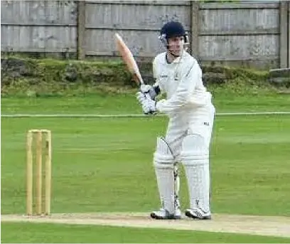  ??  ?? Mark Makin rediscover­ed form at the weekend against Macclesfie­ld
