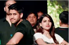  ??  ?? TOGETHER OR NOT? Naga Chaitanya and Samantha were recently spotted at a music concert in the city