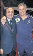  ??  ?? Florentino Pérez y Mourinho.