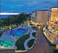  ?? VITALY TIMKIV / AFP ?? The five-star Swissotel Resort Sochi Kamelia hotel in Sochi will serve as home and base camp for five-time champion Brazil during this summer’s World Cup in Russia.