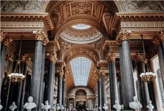  ??  ?? (Above) When Château de Versailles was constructe­d, aerial and undergroun­d aqueducts were built to supply water to the Palace, its fountains and the artificial ponds.