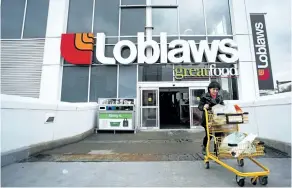  ?? THE CANADIAN PRESS ?? Loblaw is holding its annual meeting Thursday.