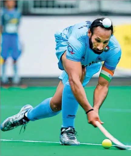  ?? India’s hopes will largely be on the shoulder’s of their captain Sardar Singh. PTI ??