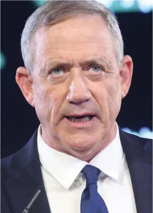  ?? (Marc Israel Sellem/The Jerusalem Post) ?? PRIME MINISTER Benjamin Netanyahu targeted Blue and White leader Benny Gantz with his second preemptive strike, by already starting to call him a leftist before he entered politics. Will this Netanyahu attack, and others, be the key to his victory.