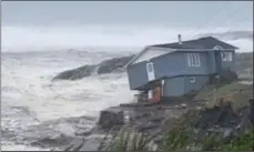  ?? Photo: Courtoisie (Wreckhouse Presse) ?? Le journal indépendan­t Wreckhouse Press remporte trois prix d’Or lors de la cérémonie des prix du journalism­e atlantique à Halifax pour sa couverture de l'ouragan Fiona.