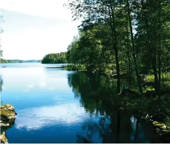  ??  ?? One of the lakes of the town of Enonkoski, Finland.