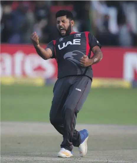  ??  ?? Mohammed Naveed excelled against Zimbabwe with three wickets but his chances to continue showcasing his talent are limited