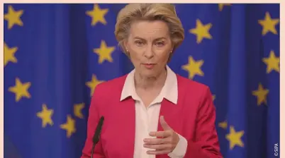  ??  ?? Ce changement de perception tient aussi à la présentati­on par Ursula von der Leyen, la présidente de la Commission,
d’une feuille de route enfin lisible.