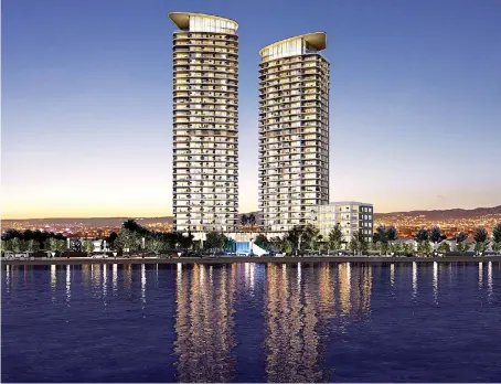  ?? ?? MENA-based businesses looking to expand their operations to Cyprus can enjoy office spaces in Limassol Blu Marine, a luxury developmen­t in the heart of the city.