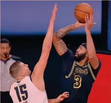  ?? AP ?? Mvp Nikola Jokic, 25, e Anthony Davis, 27: i migliori di Denver-LA Lakers