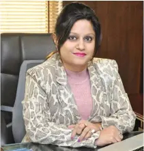  ??  ?? Tapasya Goel, Executive Director