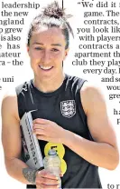  ?? ?? Divide: Lucy Bronze has seen the switch to profession­alism