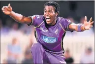  ??  ?? SWITCH: Jofra Archer in T20 action for Hobart