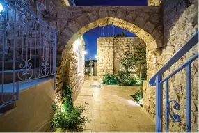  ?? (Courtesy) ?? THE WAY INN in Safed: ‘We want it to be not just a hotel but a center for spirituali­ty.’